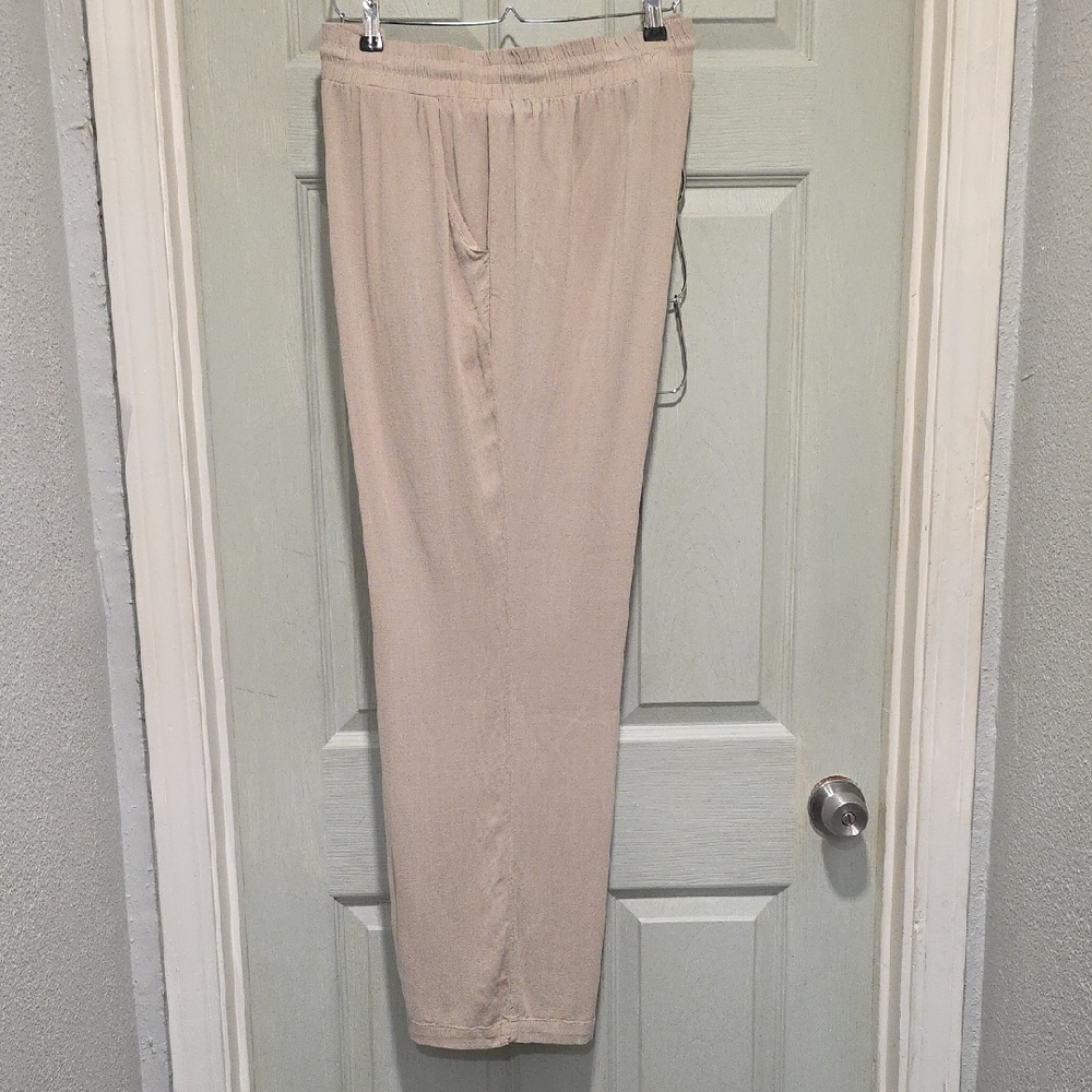 Green Dragon Drawstring 2 Pocket Lightweight Wide Leg Trousers